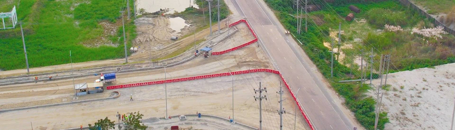 Purbachal Probashi Palli gate opposite of jica